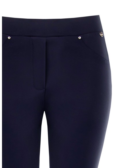 Calças skinny elásticas com elástico na cintura Rinascimento