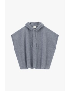 Capa com capuz e cordão ampla e curta Dixie 2