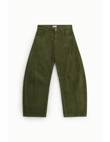 Calças Palazzo Caneladas com Cintura Regular e Bolsos Dixie