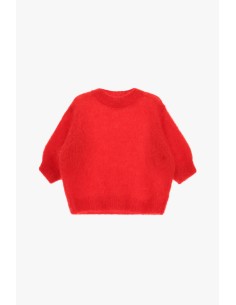 Camisola com decote redondo oversize de manga três-quartos Dixie 2