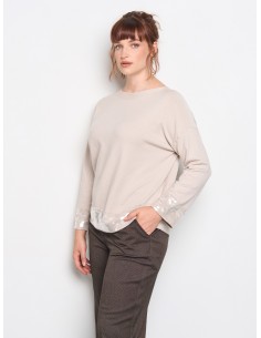 Camisola Curvy Ampla Com Barra Coberta De Lantejoulas Rinascimento Curvy