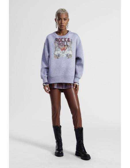 Calças Skinny Fit Cintura Alta Efeito Pele Dixie