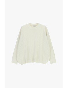 Top de malha canelada com decote redondo Dixie 2