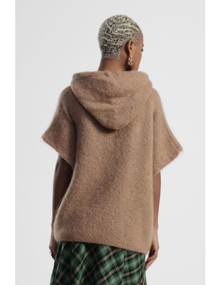 Capa Com Capuz E Cordão Ampla E Curta Dixie