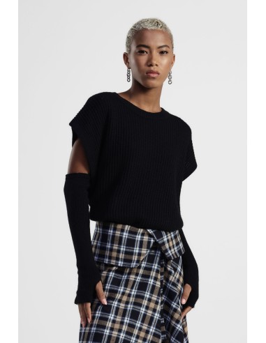 Camisola de Gola Redonda com Mangas Cut-Out Dixie