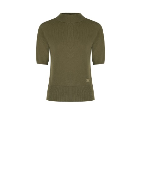 Camisola de gola alta com logótipo RR bordado Rinascimento