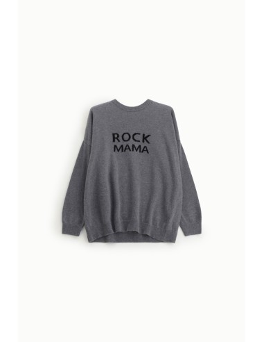 Camisola de gola redonda com estampado frontal Dixie