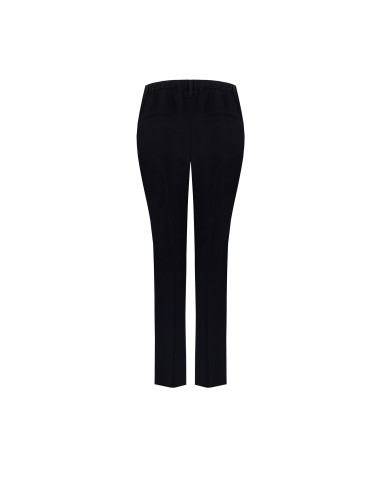 Calças cigarrete em mistura de viscose com elástico atrás Rinascimento