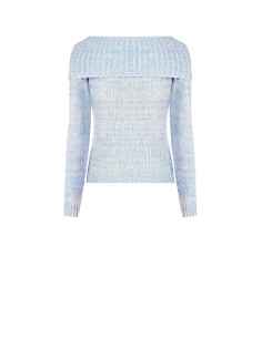 Camisola Ombros Descobertos com Ponto de Lurex Rinascimento 2