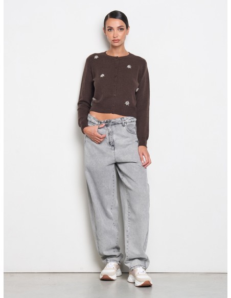 Jeans Balloon Desbotado Rinascimento