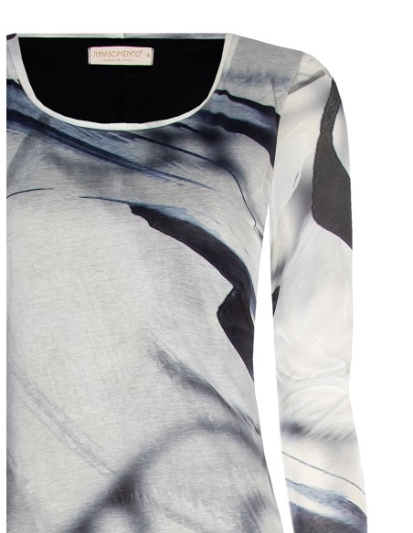 Vestido midi tubinho em malha brilhante Rinascimento