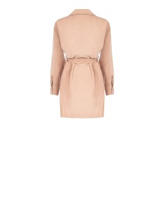 Vestido curto em veludo cotelê com decote em V e bolsos Rinascimento 2