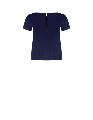 Blusa Fluida Quadrada em Raso Opaco Rinascimento