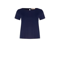 Blusa Fluida Quadrada em Cetim Opaco Rinascimento