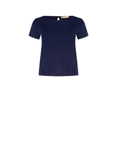 Blusa Fluida Quadrada em Cetim Opaco Rinascimento