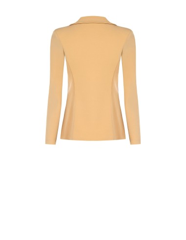 Blazer cruzado em scuba crepe Rinascimento