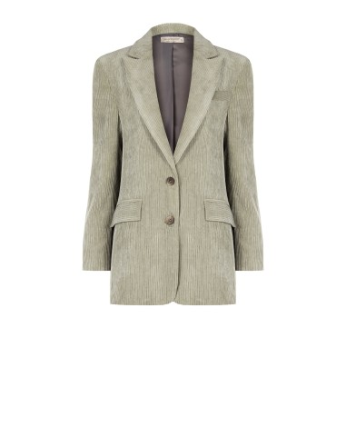 Blazer oversize em veludo cotelê Rinascimento