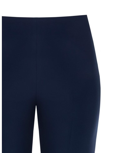 Calças Palazzo em Crepe com Fecho Lateral Rinascimento