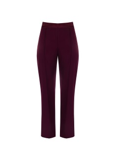 Calças Palazzo Curvy Em Scuba Crepe Com Cintura Em Cetim Plissada Rinascimento Curvy 2