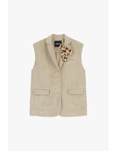 Colete em veludo cotelê com bolsos Dixie