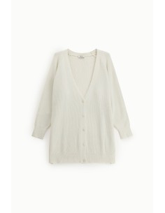 Cardigan longo com botões e mangas compridas Dixie