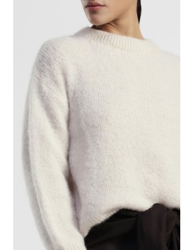 Camisola de gola redonda com mangas compridas e corte solto Dixie