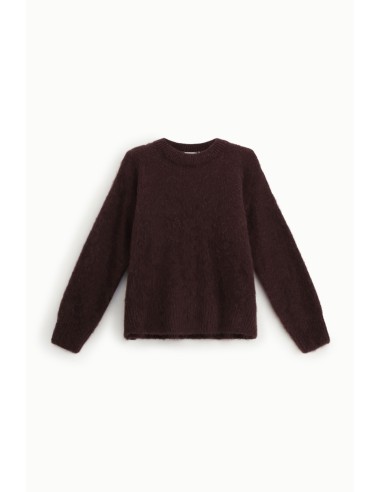 Camisola de Gola Redonda de Mangas Compridas com Caimento Solto Dixie