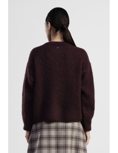 Camisola de Gola Redonda com Mangas Compridas e Corte Solto Dixie