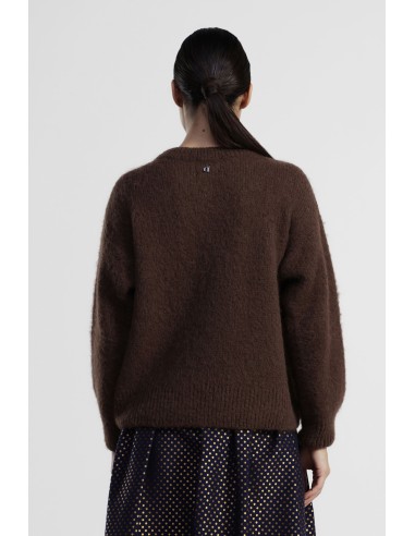 Camisola de gola redonda de mangas compridas com corte suave Dixie