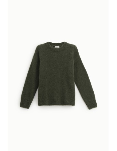 Camisola de Gola Redonda com Mangas Compridas e Caimento Solto Dixie