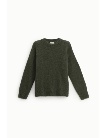 Camisola de Gola Redonda com Mangas Compridas e Caimento Solto Dixie