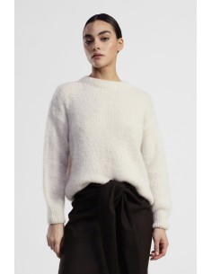 Camisola de Gola Redonda de Mangas Compridas com Corte Suave Dixie