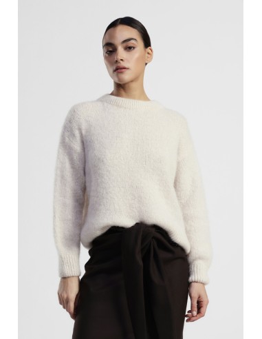 Camisola de Gola Redonda de Mangas Compridas com Corte Suave Dixie