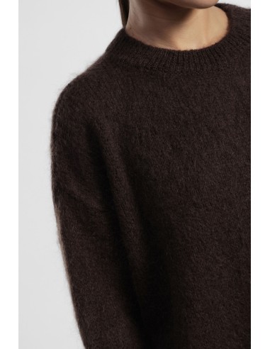 Camisola Oversize Mangas Três Quartos Decote Redondo Dixie