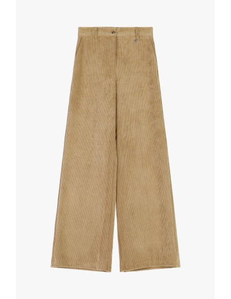 Calças Largas Efeito Veludo Dixie