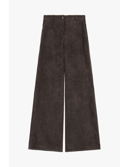 Calças Largas Efeito Veludo Dixie