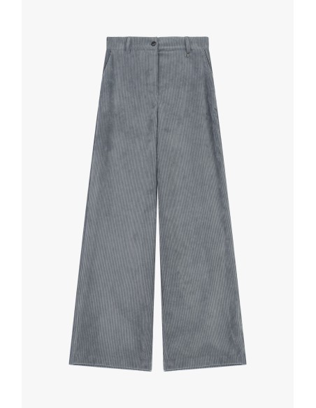 Calças Amplas Efeito Veludo Dixie