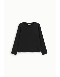 Top de manga comprida com decote redondo Dixie 2