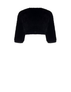 Bolero Coprispalle Em Pelo Sintético E Botão Joia Rinascimento 2