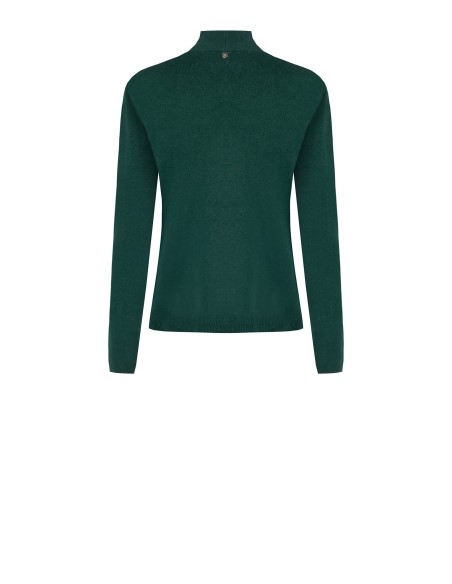 Camisola com Pequeno Decote em V e Laçinho Rinascimento