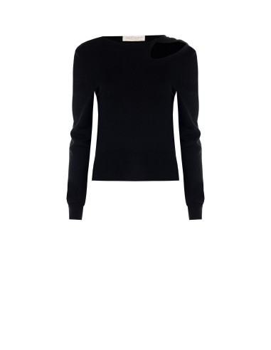 Camisola de malha com cut-out e detalhe enrolado Rinascimento