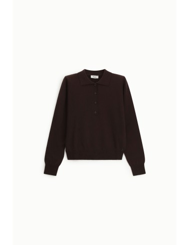 Pulôver com colarinho e botões Dixie