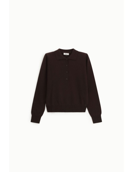 Pulôver com colarinho e botões Dixie