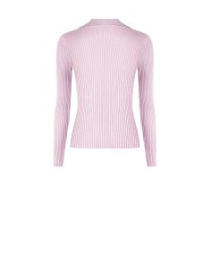 Camisola polo justa em malha canelada Rinascimento 2