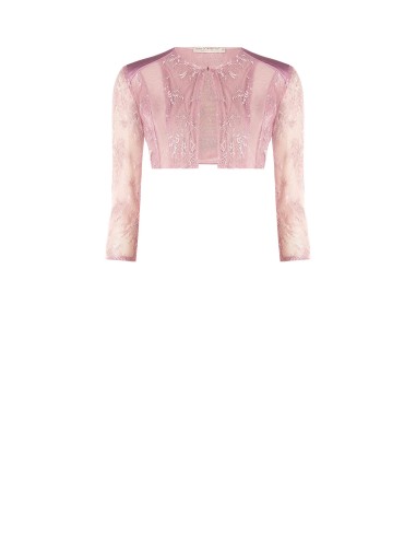 Bolero Capa para Ombros em Renda e Tule Elástico Rinascimento