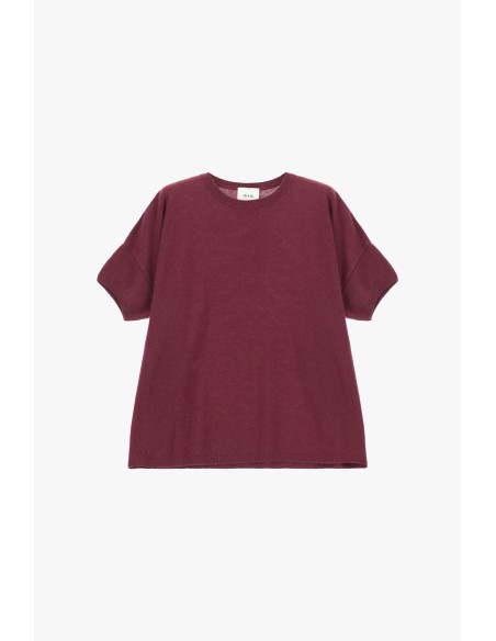 Camisola Curta Corte Amplo Mangas Curtas Dixie