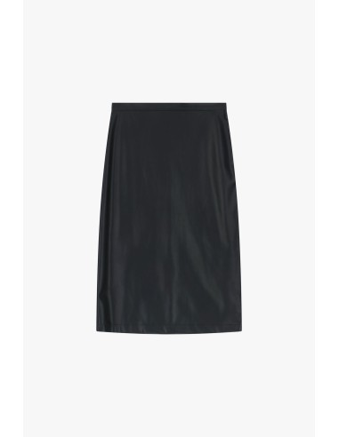 Saia Tubo Midi Cintura Alta com Fenda Traseira Dixie