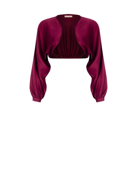 Bolero com maxi mangas em sino Rinascimento