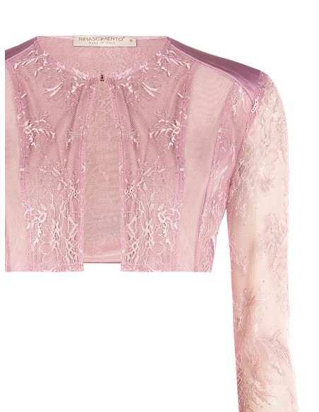 Bolero/Capa para os Ombros em Renda e Tule Elástico Rinascimento