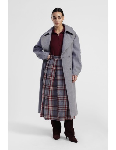 Trench-coat longo de abotoamento duplo com cinto à cintura Dixie